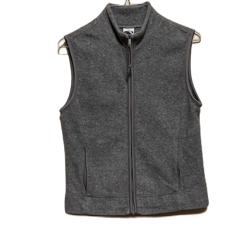 Women’s OLD NAVY Sweater Collared Vest, Heather Gray, Size Small - Picture 3 of 5